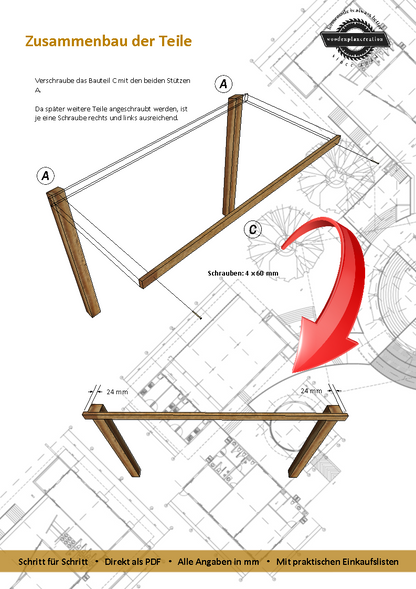 Offenes Mülltonnenhäuschen