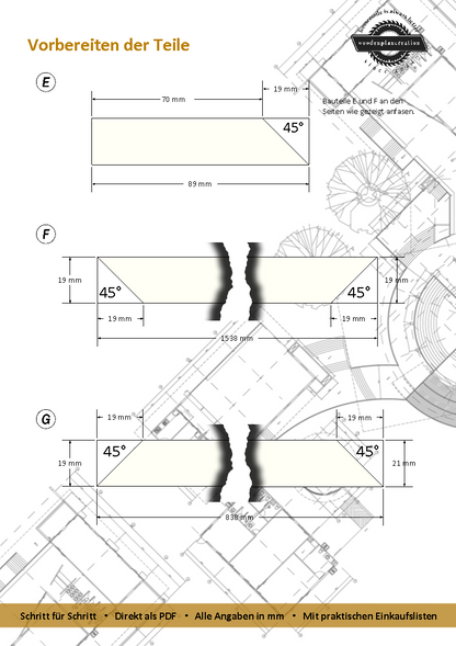 Offenes Mülltonnenhäuschen
