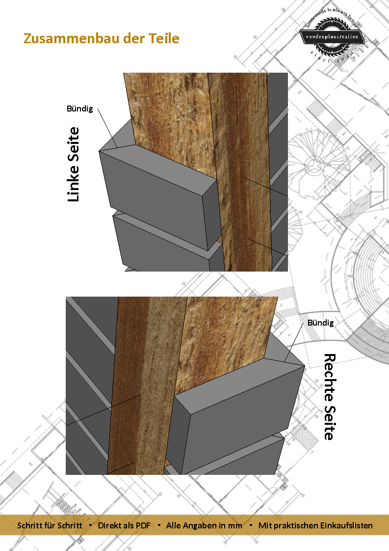Offenes Mülltonnenhäuschen